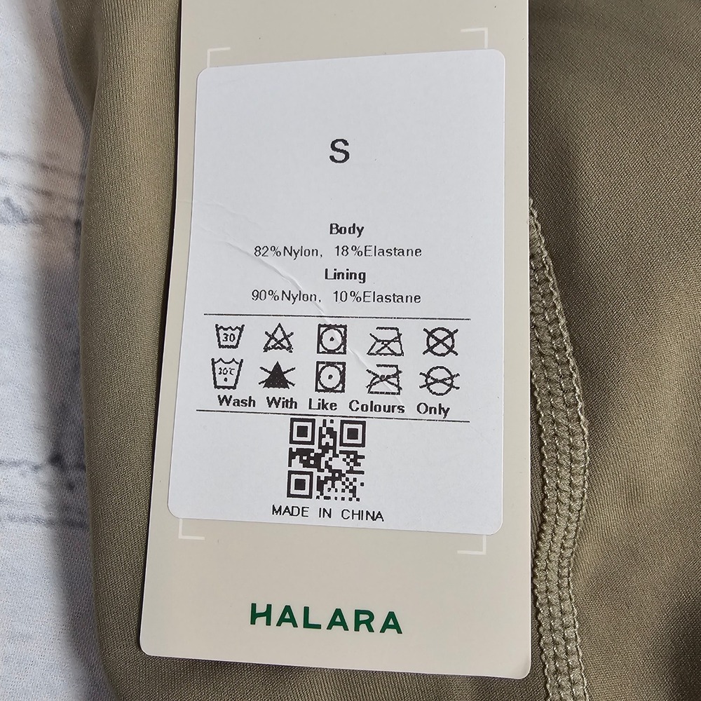 NEW Halara 2-in-1 Activity Dress Shorts Set Olive Green Small - Picture 4 of 7